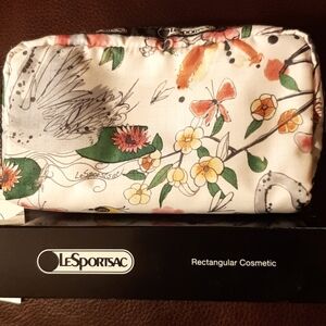 LeSportsac NIB rectangular cosmetic bag